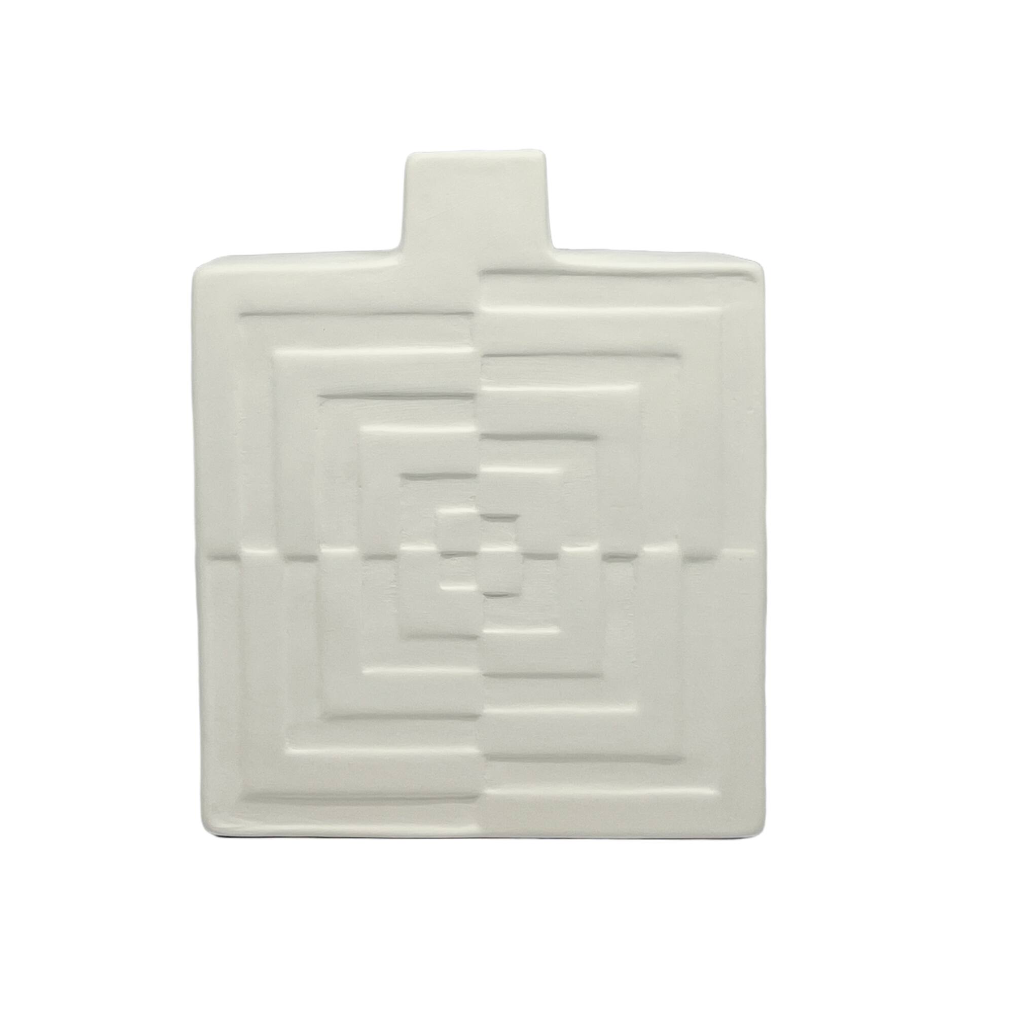Jonathan Adler x Michaels 7.5" Geometric DIY Square Ceramic Vase